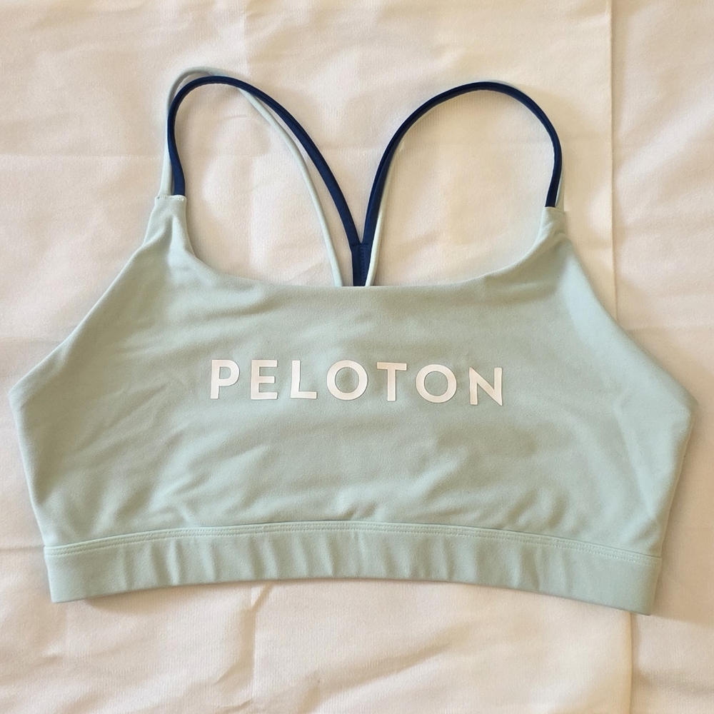 EUC Peloton Women's Strappy Elevate Sports Bra Size Large